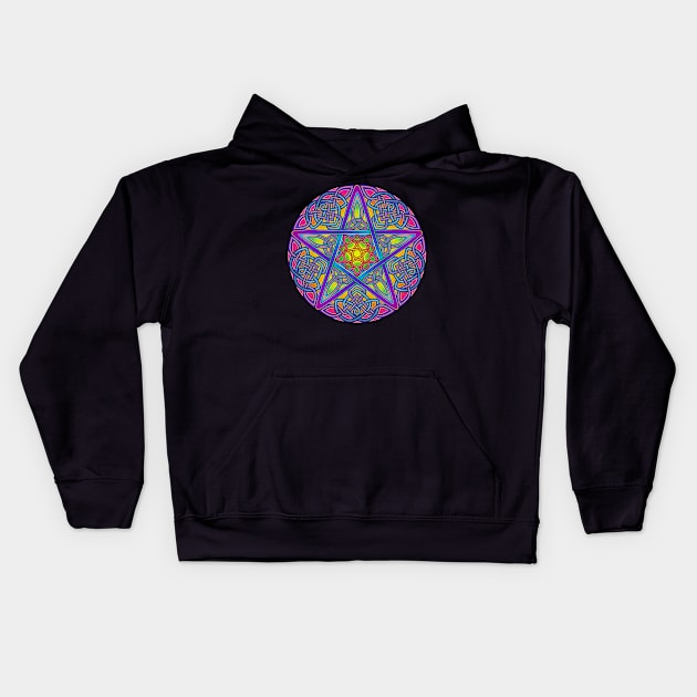 Rainbow magic Kids Hoodie by Beth Wilson